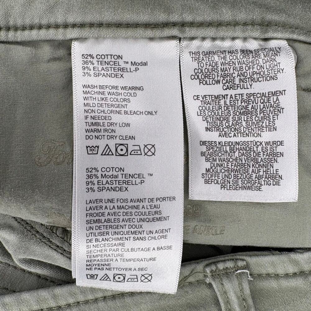 Tommy Bahama Boracay Beach High Rise Ankle Sage Green Casual Pant Womens 12x28 - Picture 8 of 10